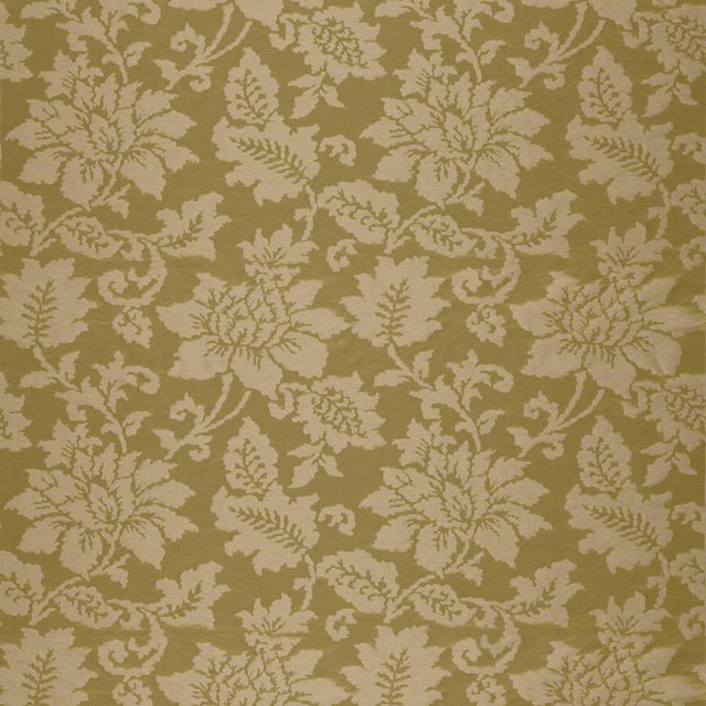 Zoffany Spitalfields Silk Fabric in Chamomile - a Sample For Sale