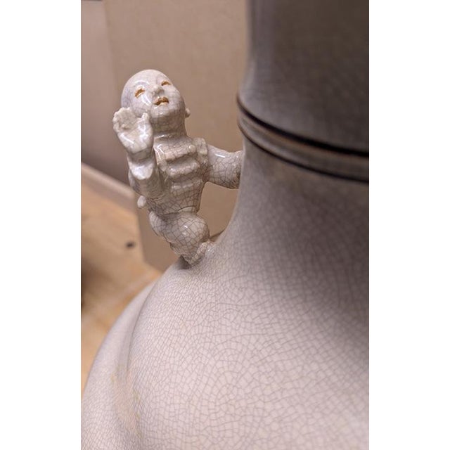 Chinese Antique Chinese Style Lamp - Unmarked For Sale - Image 3 of 3