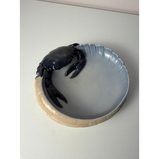 Ceramic Model 3131 Crab Shell by Jorgen Baslov for Royal Copenhagen For Sale - Image 7 of 11