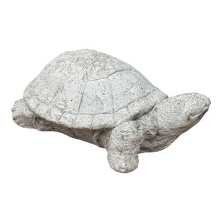 Cast Stone Turtle Garden Ornament For Sale