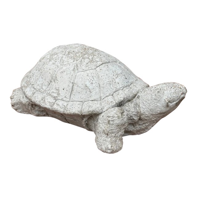 Cast Stone Turtle Garden Ornament For Sale
