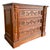 A grand Italian Renaissance Revival style three-drawer commode or accent chest by Pulaski. Topped with a thick,...