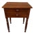 19th Century Antique 2 Drawer Side Table. For Sale