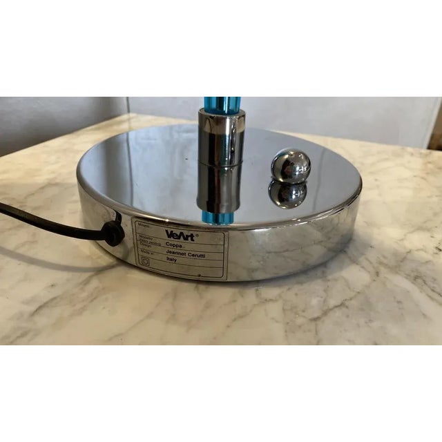 Coppa Table Lamp in Blown Glass by Jeannot Cerutti for VeArt and Artemide, Venice, Italy For Sale - Image 10 of 12