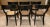 Black Vintage Cane Seat Side Chairs- Set of 6 For Sale - Image 8 of 13