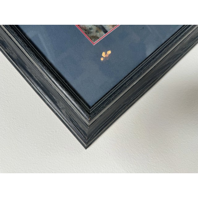 Vintage Enigmatic Encounters Figurative Acrylic Painting, Signed For Sale - Image 9 of 10