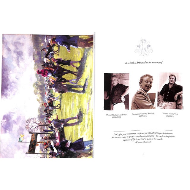 Green "The Maryland Hunt Cup Celebrating 125 Years" 2018 Worrall, Margaret For Sale - Image 8 of 12