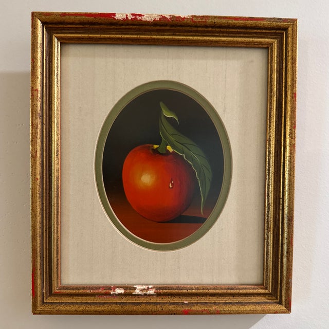 Vintage Gallery Prints Ltd. Framed Still Life Set – Fruit & Vegetables – Set of 4 Unsigned / Unknown Artist For Sale - Image 4 of 11