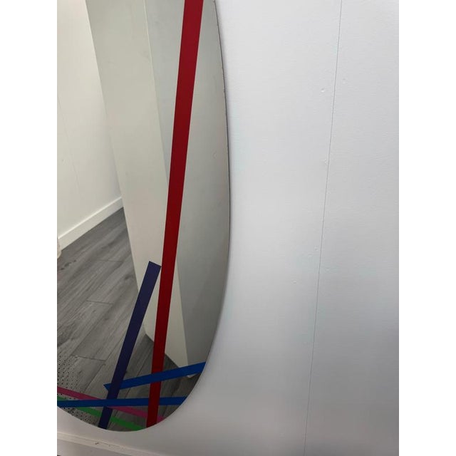 Art mirror attributed to Piero Dorazio (Rome 1927-2005) Acclaimed Italian painter known for his work in colour field...