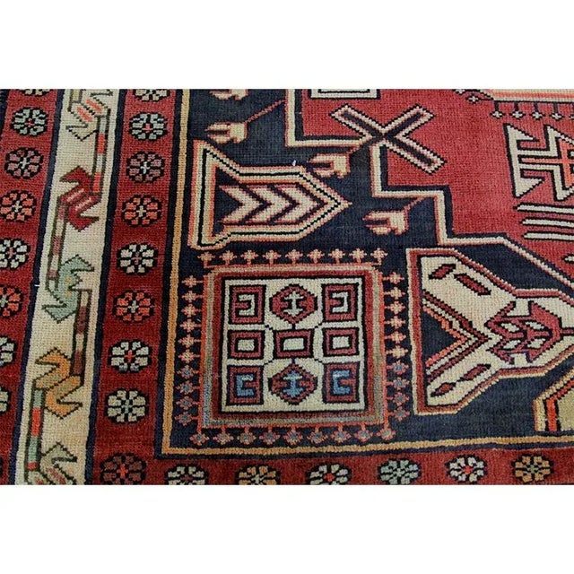 1980s Persian Ardabil Runner Rug 4’3″ X 10’0″ For Sale In Dallas - Image 6 of 8