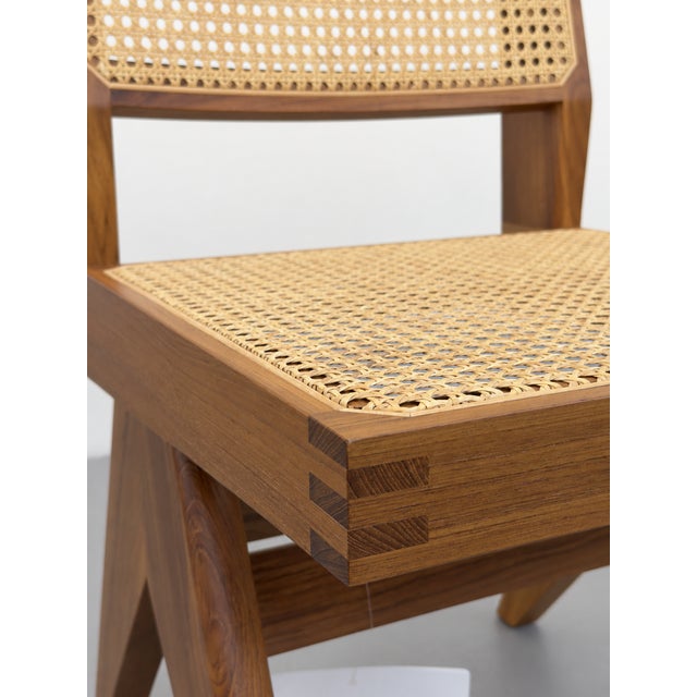 Capitol Complex Chairs by Pierre Jeanneret for Cassina, 2010s, Set of 2 For Sale - Image 6 of 9