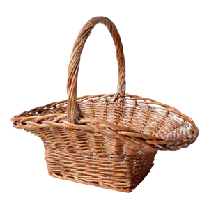 Vintage Large Wicker Basket