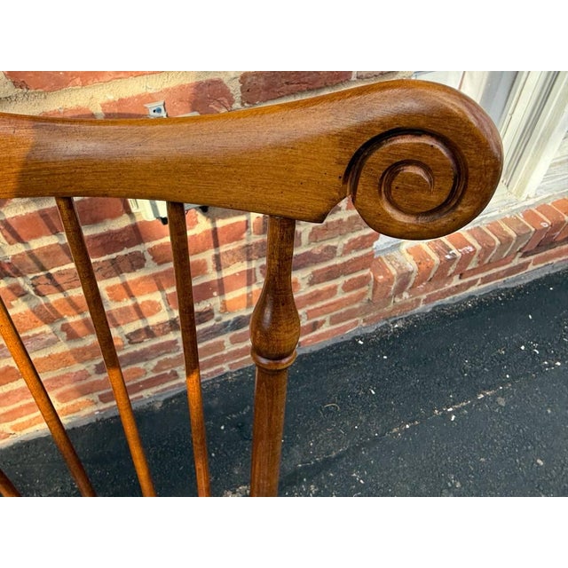 Vintage Ethan Allen Windsor Fan Back Dining Chairs. Set of 6 For Sale - Image 15 of 16