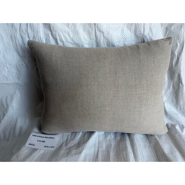 Textile Circa 1850 Antique Ikat Pillow For Sale - Image 7 of 7