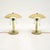Vintage Brass and Glass Table Lamps, 1970, Set of 2 For Sale - Image 10 of 10