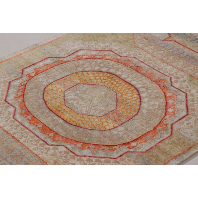 2010s Rug & Kilim's Mamluk-Inspired Abstract Runner Rug in Polychromatic Octagonal Mosaic For Sale - Image 5 of 8