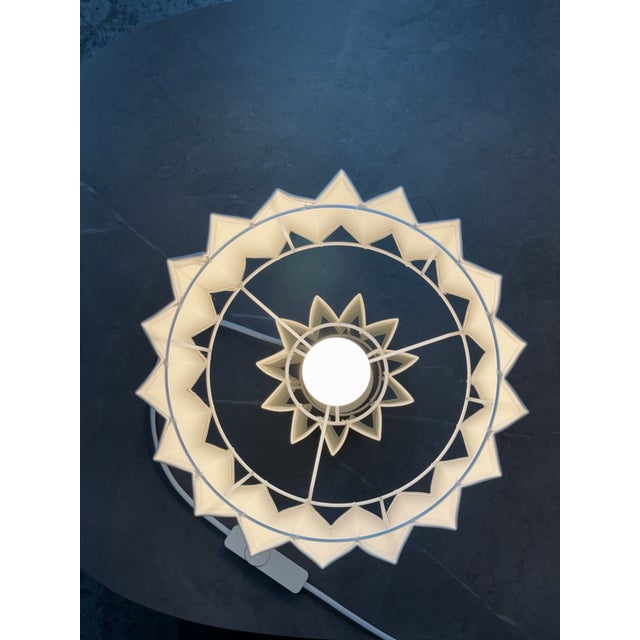 White Folkform for Örsjö Plissé Table Lamps, Pair For Sale - Image 8 of 14