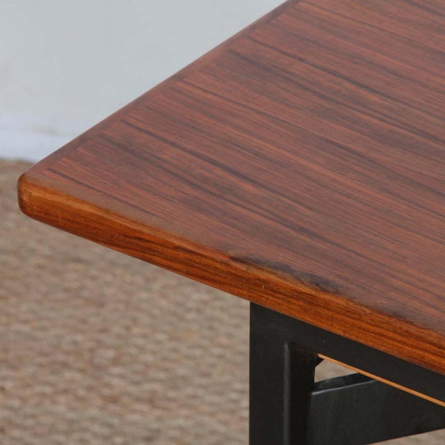 Vintage Wooden and Metal Desk, 1960s, in Good conditions. Designed 1960 to 1969