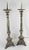 We are selling this attractive and large pair of Candlesticks. These ecclesiastical style pricket sticks have silverplate...