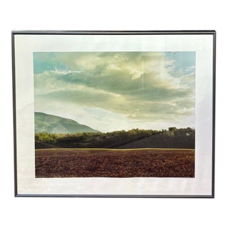 Original Landscape Photo of the Hudson Valley Region, Ny, Signed - Stormy Sky For Sale