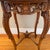 1950s French Style Rococo Revival Walnut Side Table For Sale - Image 5 of 17