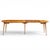 Bertha Schaefer for Singer and Sons Mid Century Walnut Dining Table with 4 Leaves This table measures: 38 wide x 38 deep x...
