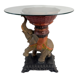 Whimsical Elephant Drinks or Accent Table