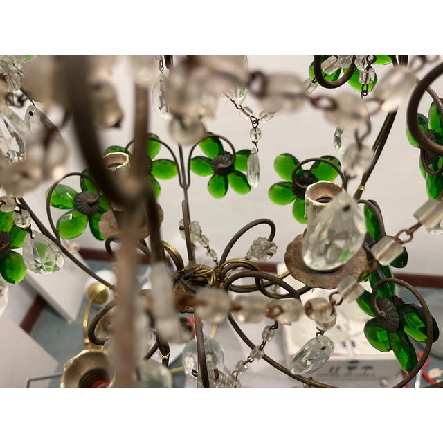 Green Murano Flower Pendant, 1950s For Sale - Image 15 of 18