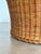 Round Wicker Coffee Table, 1970s For Sale - Image 9 of 10