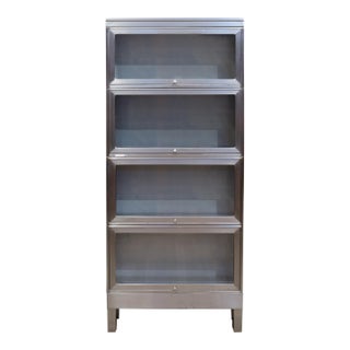Mid-Century Metal Globe-Wernicke 4 Stack Lawyer's Bookcase c.1963 For Sale