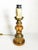 The lampshade is not included ! Decorative French table lamp dating from the 1960s, featuring a turned wooden body...
