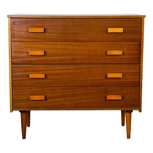 Scandinavian Teak Chest of Drawers, 1960 For Sale