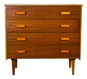 Scandinavian Teak Chest of Drawers, 1960