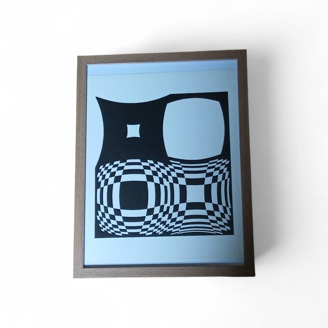Victor Vasarely, Optical Art Composition, 1969, Print For Sale - Image 3 of 4