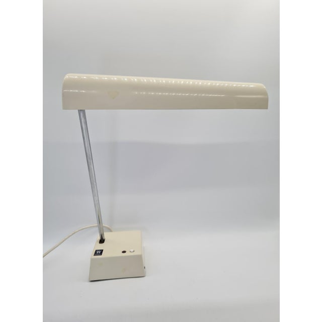 An original waldmann-leuchten tl 218 desk lamp, manufactured in west germany in the 1980s by the renowned waldmann-...