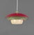 Vintage Danish Pendant Lamp in Metal, 1970s For Sale - Image 10 of 11