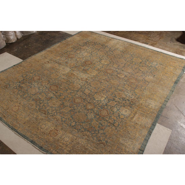 Hand knotted in wool circa 1920-1930 and teeming with rustic charm, this antique 10x12 Sultanabad rug is an exemplary...