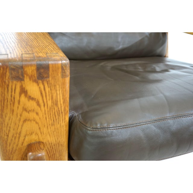 Asko Bonanza Brown High-Back Leather Armchair by Esko Pajamies, 1960s For Sale - Image 16 of 18