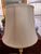Metal Contemporary Ralph Lauren Brushed Gold Tall Buffet Lamps With Off White Silk Shades, a Pair For Sale - Image 7 of 9
