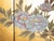 Wood "White Peony", Japanese Late Showa Era Painted Byobu Screen For Sale - Image 7 of 18
