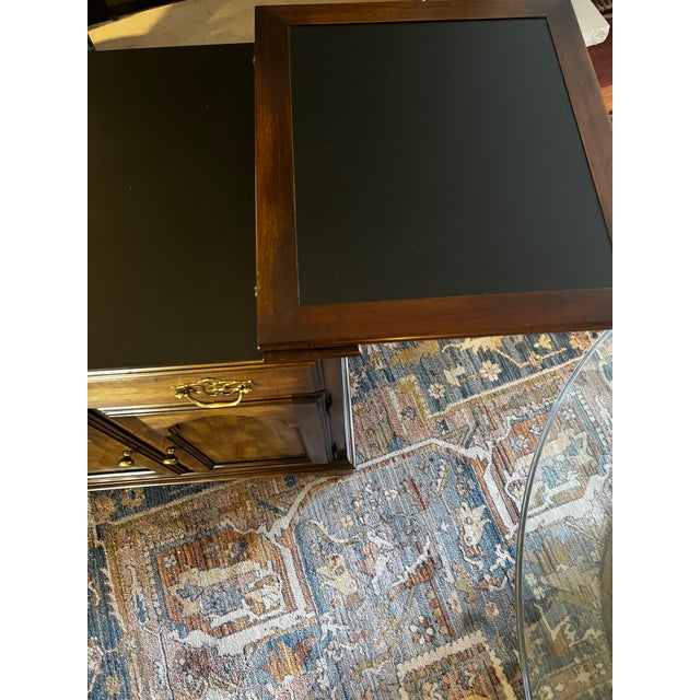 1980s Statton Trutype Americana Cherry Flip Top Server For Sale - Image 9 of 15