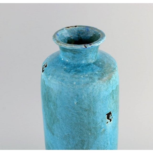 Large Vase in Glazed Stoneware, 1970s For Sale - Image 4 of 9