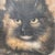 Shabby Chic 1980s Oil Portrait of a Tortoiseshell Cat, Framed For Sale - Image 3 of 3