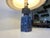 Mid-Century Modern Blue Ceramic Table Lamp by Nils Thorsson for Royal Copenhagen & Fog & Morup, 1970s For Sale - Image 3 of 10