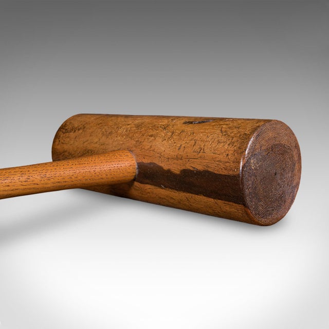 Wood Antique Vicarage Croquet Set, English, Country Garden Games Stand, Edwardian For Sale - Image 7 of 12