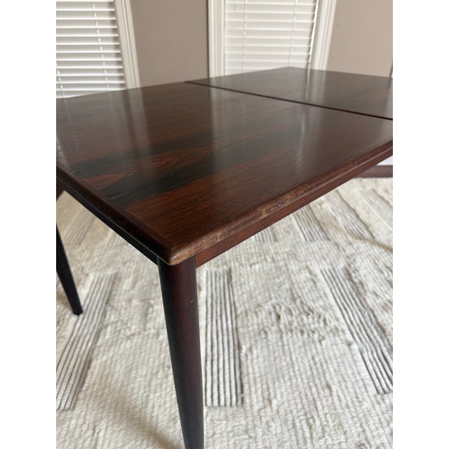 Mid 20th Century Modern Rosewood Extendable Dining Table For Sale In Houston - Image 6 of 12