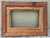 Wood Vintage Mid 20th Century Ornate Wooden Black and Gold Gilt Picture or Mirror Frame For Sale - Image 7 of 10