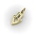18k Gold Diamond Arrow Pendant For Sale In Los Angeles - Image 6 of 9