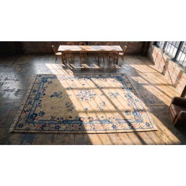 Camel Antique Chinese - Peking Rugs For Sale - Image 8 of 8