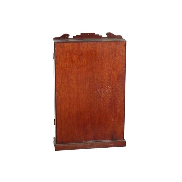 Antique Chinese Mahogany Netsuke Enclosed Display Cabinet C1930 For Sale - Image 14 of 14